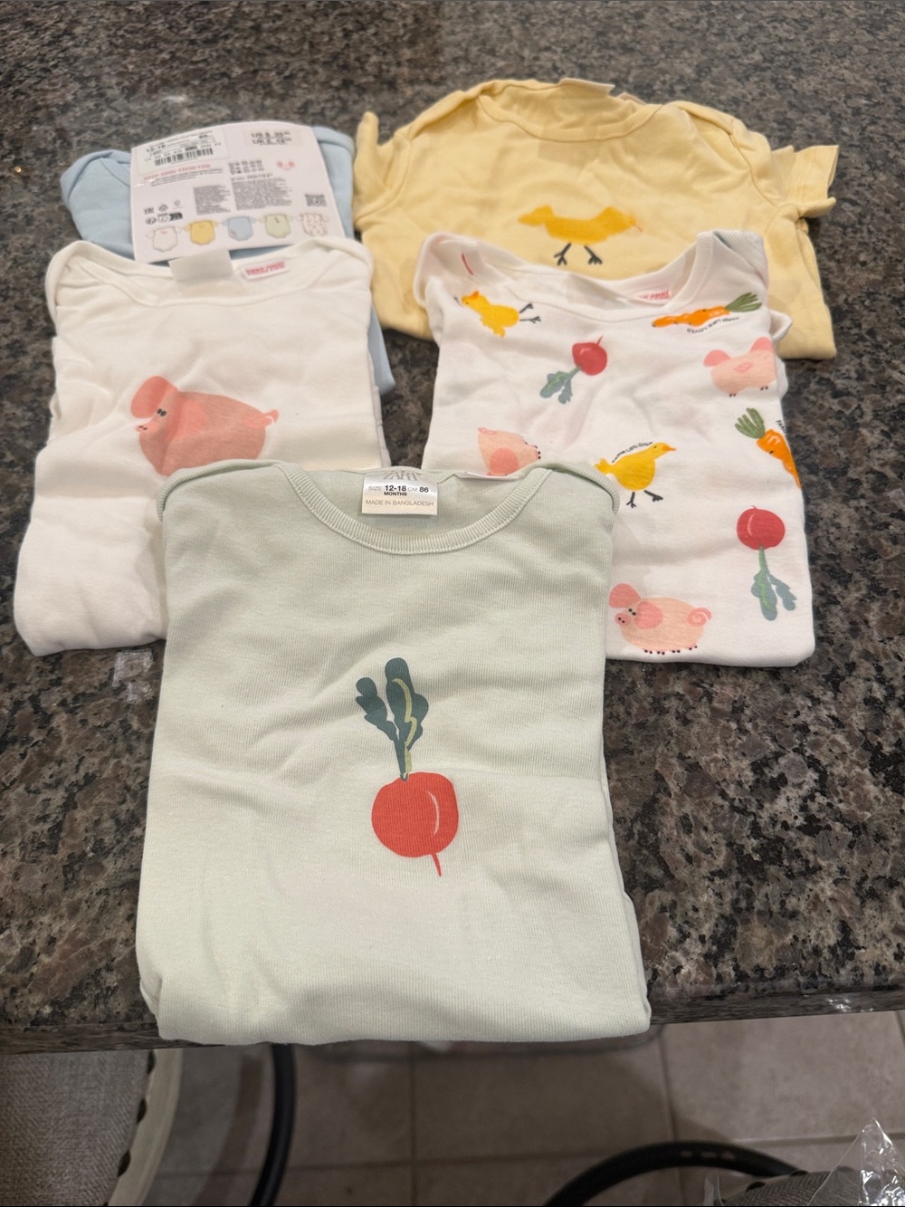 Kids Long-Sleeve Graphic Tee - Pastel Green Radish
